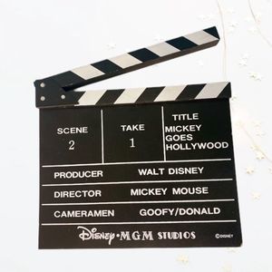 Disney Clapper Board Director Slate Souvenir Mickey Mouse Goes to Hollywood